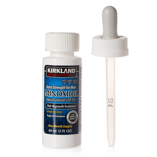 Kirkland Minoxidil 5% Hair Regrowth Treatment for Men ( 1 Month Supply)
